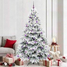 Árbol de Navidad artificial con 300 LED 210 cm PE y PVC en Decoración Festiva y Estacional | Comprar online en Foru.es