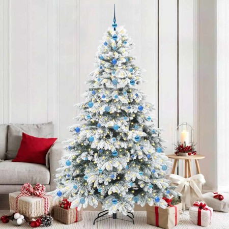 Árbol de Navidad artificial con 300 LED 210 cm PE y PVC en Decoración Festiva y Estacional | Comprar online en Foru.es