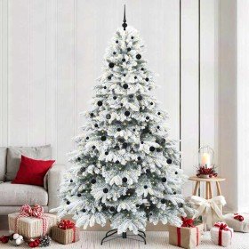 Árbol de Navidad artificial con 300 LED 240 cm PE y PVC en Decoración Festiva y Estacional | Comprar online en Foru.es