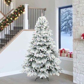 Árbol de Navidad artificial con 300 LED 240 cm PE y PVC en Decoración Festiva y Estacional | Comprar online en Foru.es