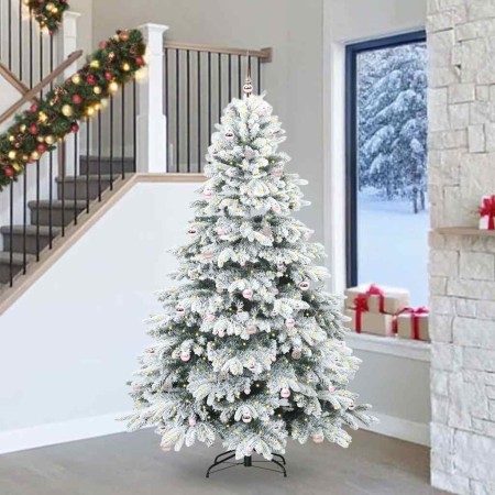 Árbol de Navidad artificial con 300 LED 240 cm PE y PVC en Decoración Festiva y Estacional | Comprar online en Foru.es