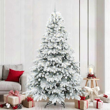 Árbol de Navidad artificial con 300 LED 240 cm PE y PVC en Decoración Festiva y Estacional | Comprar online en Foru.es