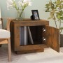 Mesa de centro madera contrachapada roble ahumado 51x50x45 cm de vidaXL, Mesas de centro - Ref: Foro24-817228, Precio: 42,88 ...