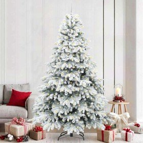 Árbol de Navidad artificial con 300 LED 240 cm PE y PVC en Decoración Festiva y Estacional | Comprar online en Foru.es