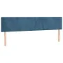 Box spring bed with dark blue velvet mattress 200x200 cm by vidaXL, Beds and slatted bases - Ref: Foro24-3127395, Price: 577,...
