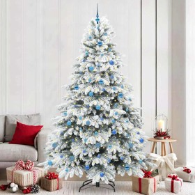 Árbol de Navidad artificial con 300 LED 240 cm PE y PVC en Decoración Festiva y Estacional | Comprar online en Foru.es