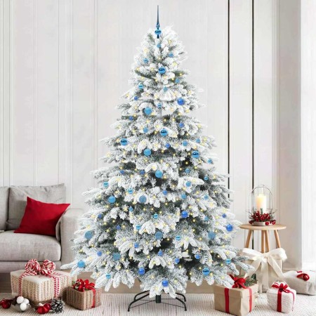 Árbol de Navidad artificial con 300 LED 240 cm PE y PVC en Decoración Festiva y Estacional | Comprar online en Foru.es
