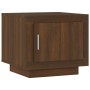 Mesa de centro madera contrachapada roble marrón 51x50x45 cm de vidaXL, Mesas de centro - Ref: Foro24-817230, Precio: 44,06 €...