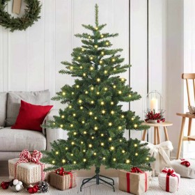Árbol de Navidad artificial con ramas articuladas Verde 150 cm en Decoración Festiva y Estacional | Comprar online en Foru.es