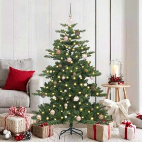 Árbol de Navidad artificial con ramas articuladas Verde 150 cm en Decoración Festiva y Estacional | Comprar online en Foru.es