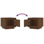Mesa de centro madera contrachapada roble marrón 51x50x45 cm de vidaXL, Mesas de centro - Ref: Foro24-817230, Precio: 44,06 €...
