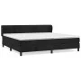Box spring bed with black velvet mattress 200x200 cm by vidaXL, Beds and slatted bases - Ref: Foro24-3127633, Price: 582,69 €...