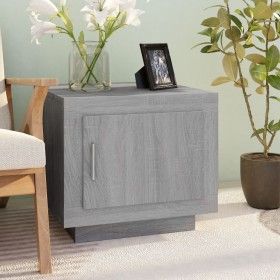 Mesa de centro madera contrachapada gris Sonoma 51x50x45 cm de vidaXL, Mesas de centro - Ref: Foro24-817229, Precio: 37,40 €,...