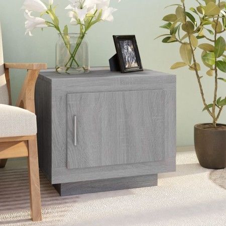 Mesa de centro madera contrachapada gris Sonoma 51x50x45 cm de vidaXL, Mesas de centro - Ref: Foro24-817229, Precio: 37,40 €,...