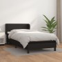 Cama box spring con colchón cuero sintético negro 90x190 cm de vidaXL, Camas y somieres - Ref: Foro24-3127229, Precio: 305,97...