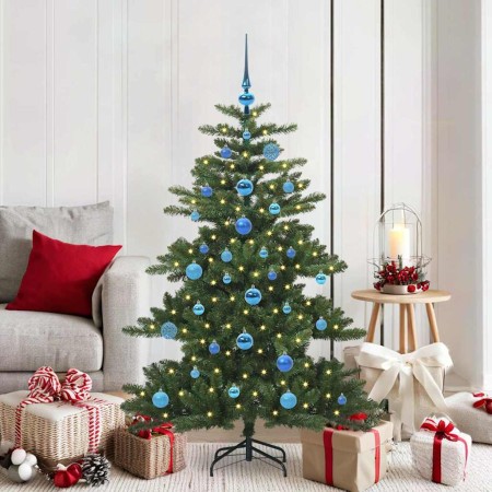 Árbol de Navidad artificial con ramas articuladas Verde 150 cm en Decoración Festiva y Estacional | Comprar online en Foru.es