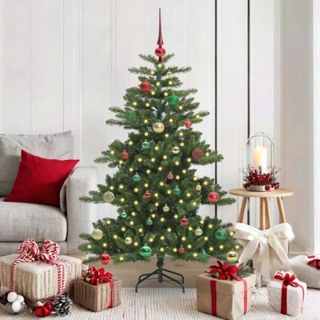 Árbol de Navidad artificial con ramas articuladas Verde 150 cm en Decoración Festiva y Estacional | Comprar online en Foru.es