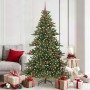 Árbol de Navidad artificial con ramas articuladas Verde 180 cm en Decoración Festiva y Estacional | Comprar online en Foru.es