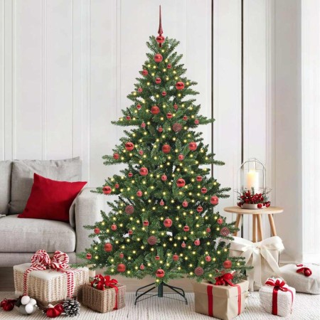 Árbol de Navidad artificial con ramas articuladas Verde 180 cm en Decoración Festiva y Estacional | Comprar online en Foru.es