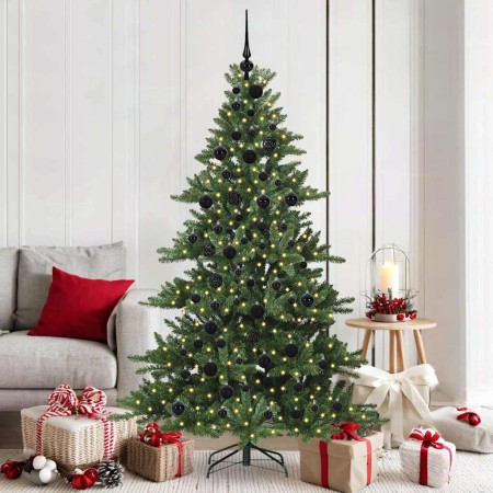 Árbol de Navidad artificial con ramas articuladas Verde 180 cm en Decoración Festiva y Estacional | Comprar online en Foru.es