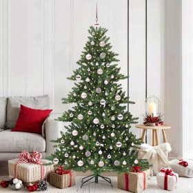 Árbol de Navidad artificial con ramas articuladas Verde 180 cm en Decoración Festiva y Estacional | Comprar online en Foru.es