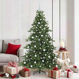 Árbol de Navidad artificial con ramas articuladas Verde 180 cm en Decoración Festiva y Estacional | Comprar online en Foru.es