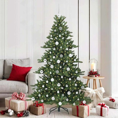 Árbol de Navidad artificial con ramas articuladas Verde 180 cm en Decoración Festiva y Estacional | Comprar online en Foru.es