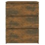 Aparador madera contrachapada color roble ahumado 60x35x76 cm de vidaXL, Aparadores - Ref: Foro24-815510, Precio: 71,87 €, De...