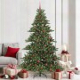 Árbol de Navidad artificial con ramas articuladas Verde 210 cm en Decoración Festiva y Estacional | Comprar online en Foru.es