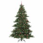 Árbol de Navidad artificial con ramas articuladas Verde 210 cm en Decoración Festiva y Estacional | Comprar online en Foru.es