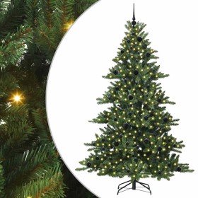 Árbol de Navidad artificial con ramas articuladas Verde 210 cm en Decoración Festiva y Estacional | Comprar online en Foru.es