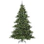 Árbol de Navidad artificial con ramas articuladas Verde 210 cm en Decoración Festiva y Estacional | Comprar online en Foru.es