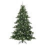 Árbol de Navidad artificial con ramas articuladas Verde 210 cm en Decoración Festiva y Estacional | Comprar online en Foru.es