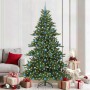 Árbol de Navidad artificial con ramas articuladas Verde 210 cm en Decoración Festiva y Estacional | Comprar online en Foru.es