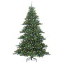 Árbol de Navidad artificial con ramas articuladas Verde 210 cm en Decoración Festiva y Estacional | Comprar online en Foru.es
