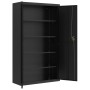 Armario archivador de acero negro 105x40x180 cm en Armarios archivadores | Comprar online en Foru.es