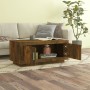 Mesa de centro madera de ingeniería roble ahumado 102x50x45 cm de vidaXL, Mesas de centro - Ref: Foro24-817231, Precio: 65,97...