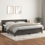 Cama box spring con colchón terciopelo gris oscuro 200x200 cm de vidaXL, Camas y somieres - Ref: Foro24-3127452, Precio: 557,...