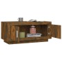 Mesa de centro madera de ingeniería roble ahumado 102x50x45 cm de vidaXL, Mesas de centro - Ref: Foro24-817231, Precio: 65,97...