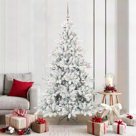 Árbol de Navidad artificial con ramas articuladas 180 cm PVC en Decoración Festiva y Estacional | Comprar online en Foru.es