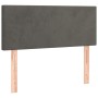 Cama box spring con colchón terciopelo gris oscuro 90x190 cm de vidaXL, Camas y somieres - Ref: Foro24-3127344, Precio: 304,7...