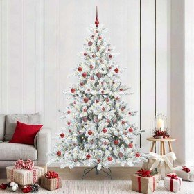 Árbol de Navidad artificial con ramas articuladas 210 cm PVC en Decoración Festiva y Estacional | Comprar online en Foru.es
