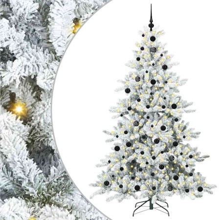 Árbol de Navidad artificial con ramas articuladas 210 cm PVC en Decoración Festiva y Estacional | Comprar online en Foru.es