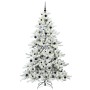 Árbol de Navidad artificial con ramas articuladas 210 cm PVC en Decoración Festiva y Estacional | Comprar online en Foru.es