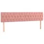 Box spring bed with pink velvet mattress 200x200 cm by vidaXL, Beds and slatted bases - Ref: Foro24-3127696, Price: 560,02 €,...