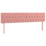 Cama box spring con colchón terciopelo rosa 200x200 cm de vidaXL, Camas y somieres - Ref: Foro24-3127696, Precio: 579,17 €, D...