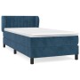 Cama box spring con colchón terciopelo azul oscuro 80x200 cm de vidaXL, Camas y somieres - Ref: Foro24-3127581, Precio: 273,0...