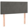 Cama box spring con colchón terciopelo gris oscuro 90x200 cm de vidaXL, Camas y somieres - Ref: Foro24-3127350, Precio: 300,8...