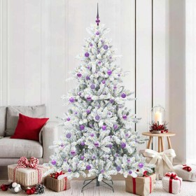 Árbol de Navidad artificial con ramas articuladas 210 cm PVC en Decoración Festiva y Estacional | Comprar online en Foru.es