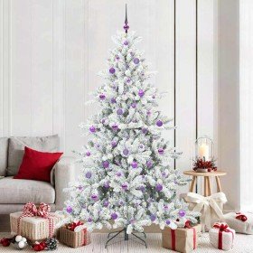 Árbol de Navidad artificial con ramas articuladas 210 cm PVC en Decoración Festiva y Estacional | Comprar online en Foru.es